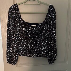 Abercrombie sweetheart neckline top size medium